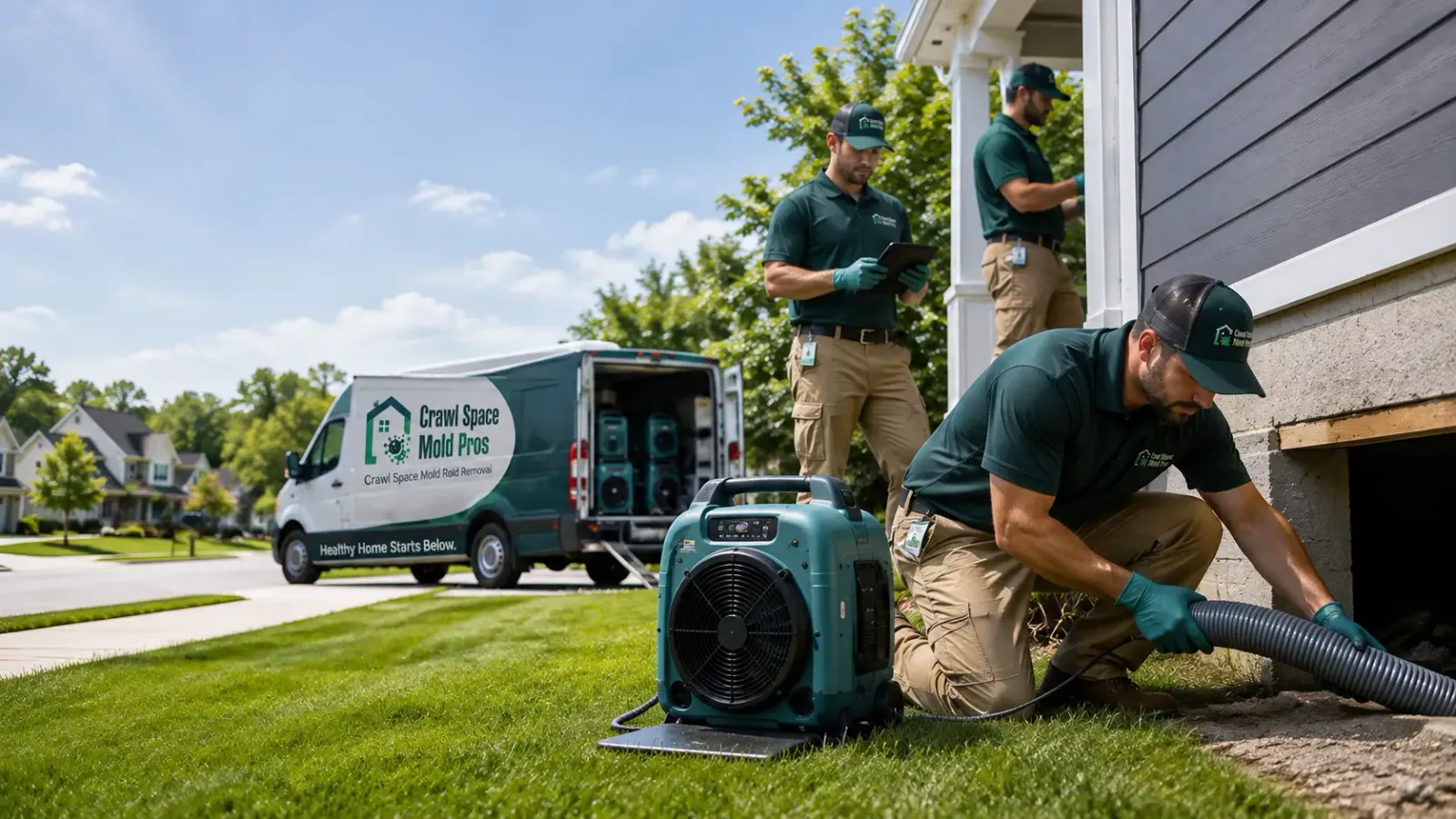 Crawl Space Mold Removal in Waverly, WA